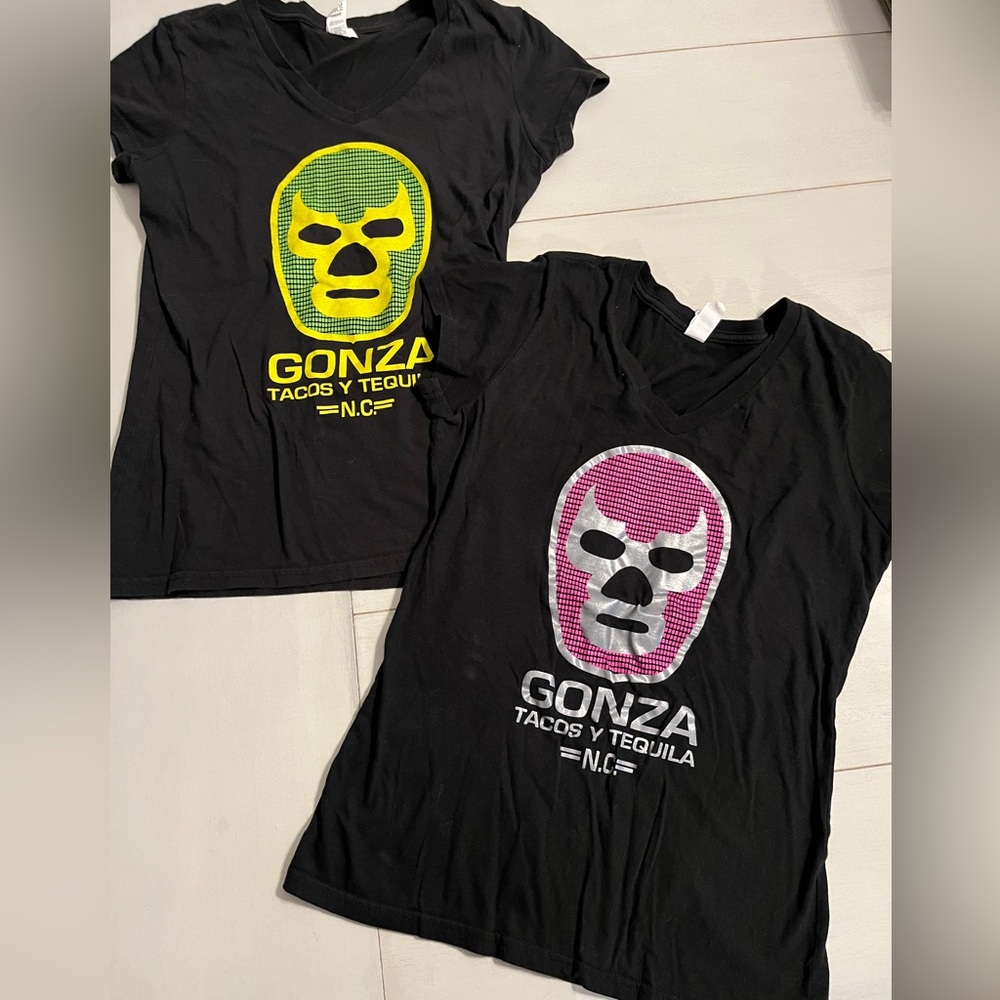 Gonza Tacos Y Tequila graphic Tees Size Large